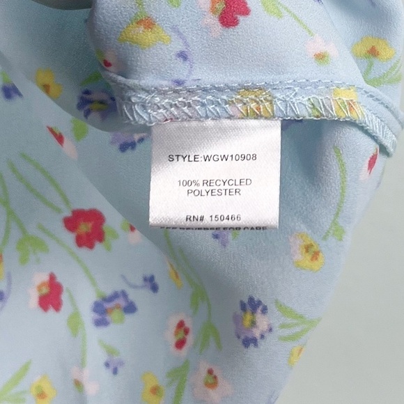 NWT StitchFix 41 Hawthorn Elliana Hidden Keyhole Sleeveless Floral Blouse - Picture 6 of 6